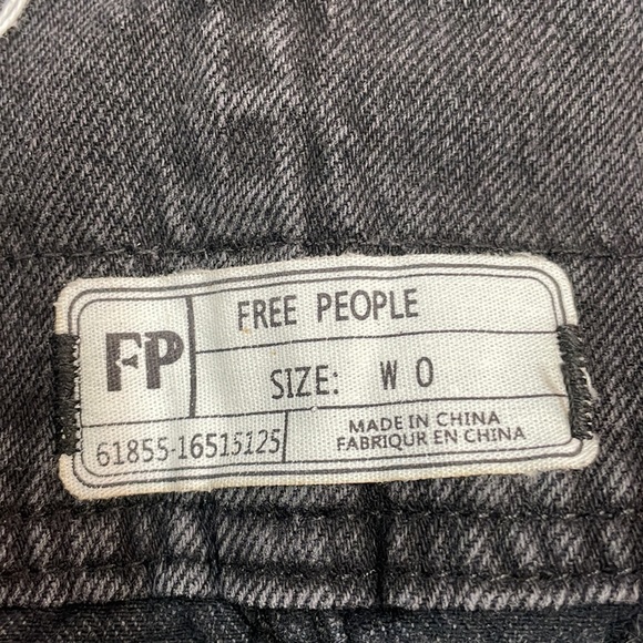 Free People faded black over-all dress - Picture 6 of 6